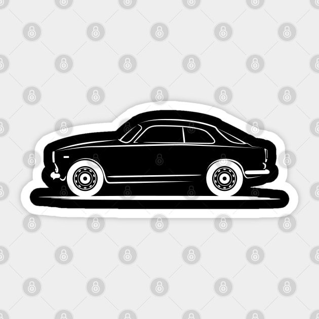 Alfa Romeo Giulietta (750/101) 1953 White Sticker by PauHanaDesign